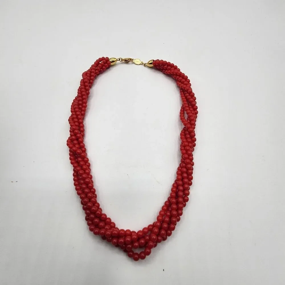 Napier red beaded 18
